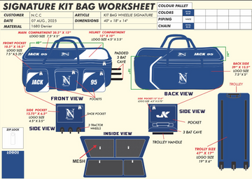 NORTH BROKEN HILL CC WHEELIE BAG